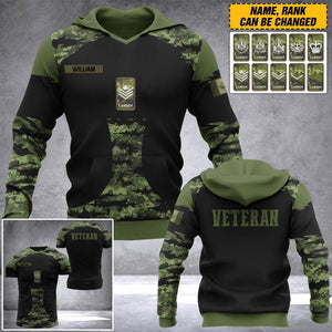 PERSONALIZED CANADIAN TSHIRT HOODIE OR TSHIRT 3D PRINTED QTDT3005