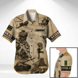 DH Swedish Veterans Hawaii Shirt Printed DT3005
