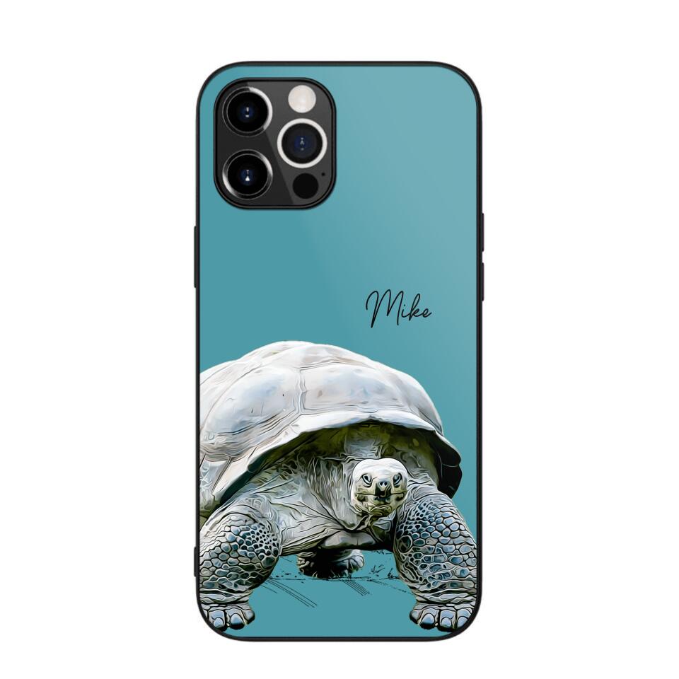 Personalized Turtle Phone Case Printed 22MAY-DT30