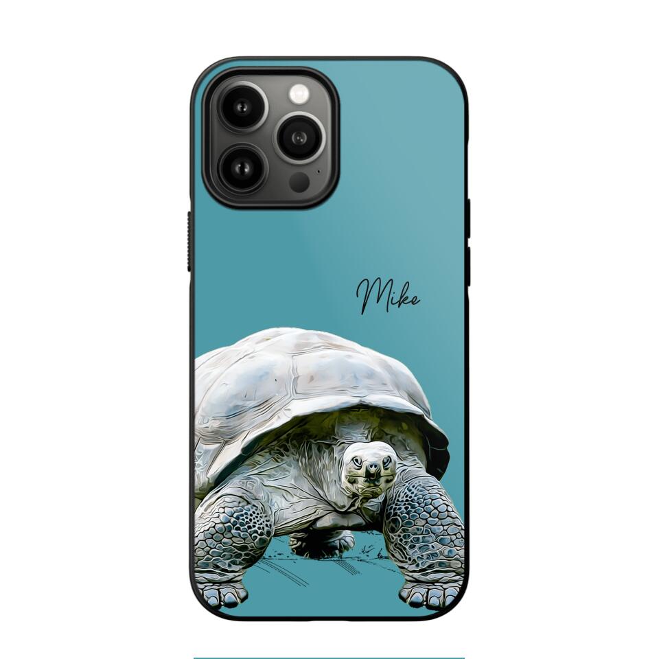 Personalized Turtle Phone Case Printed 22MAY-DT30