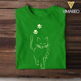 Personalized Cat Lady Tshirt Printed QTHY3005