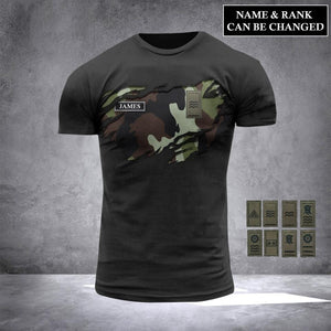 DH Personalized Irish Soldier Tshirt 3D Printed HC3005