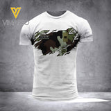 DH Personalized Irish Soldier Tshirt 3D Printed HC3005