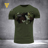 DH Personalized Irish Soldier Tshirt 3D Printed HC3005