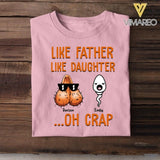 Personalized Like Father Like Daughter Son Oh Crap Tshirt Printed NQHC2505