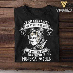 Personalized Viking Girl Tshirt Printed NQDT2605