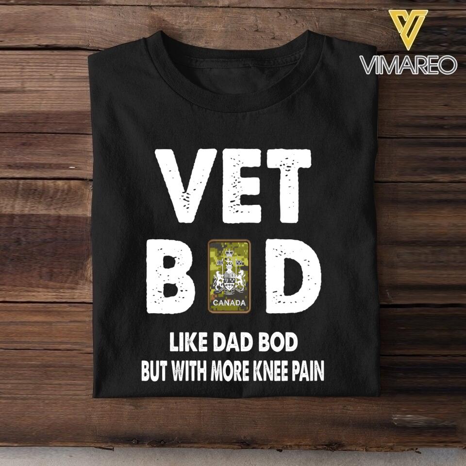 Personalized Canadian Veterans Tshirt Printed 22MAY-HY31