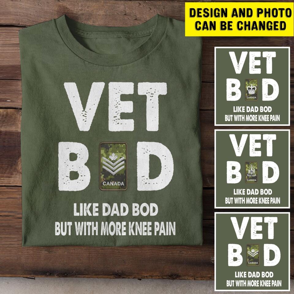 Personalized Canadian Veterans Tshirt Printed 22MAY-HY31
