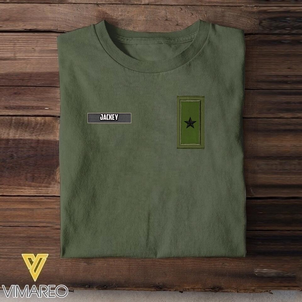 DH Personalized Swedish Soldier Tshirt Printed HQ0106