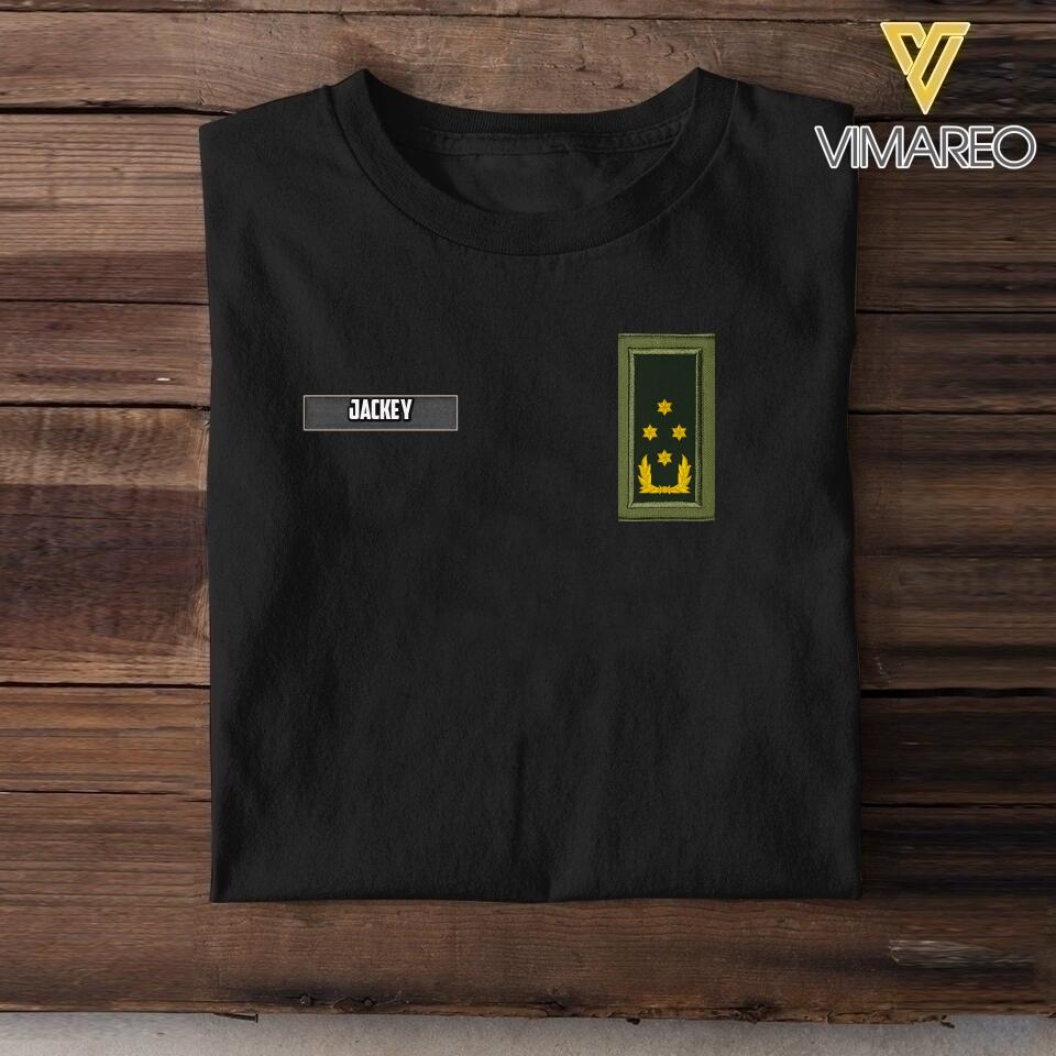 DH Personalized Netherland Soldier Tshirt Printed HQ0106