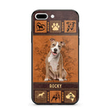 Personalized Pitbull Phone Case Printed 22JUN-DT01