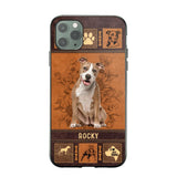 Personalized Pitbull Phone Case Printed 22JUN-DT01