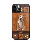 Personalized Pitbull Phone Case Printed 22JUN-DT01