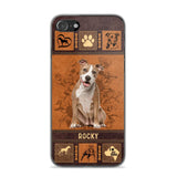 Personalized Pitbull Phone Case Printed 22JUN-DT01