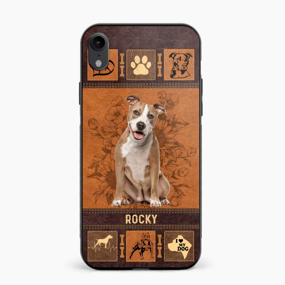 Personalized Pitbull Phone Case Printed 22JUN-DT01