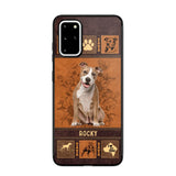 Personalized Pitbull Phone Case Printed 22JUN-DT01
