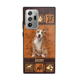 Personalized Pitbull Phone Case Printed 22JUN-DT01