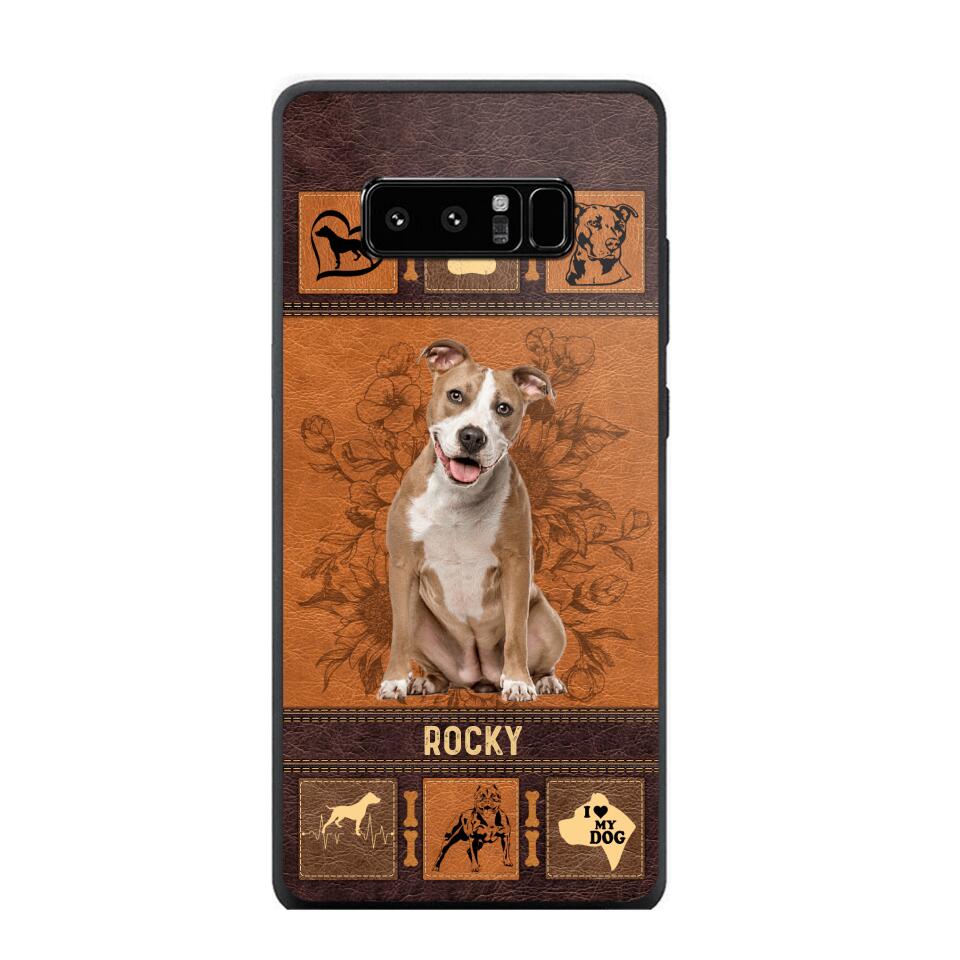 Personalized Pitbull Phone Case Printed 22JUN-DT01