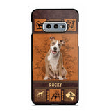 Personalized Pitbull Phone Case Printed 22JUN-DT01
