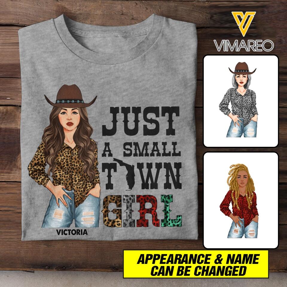 Personalized Florida Girl Tshirt Printed 22JUN-HC01