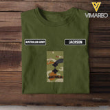 DH Personalized Australian Army Tshirt Printed DT1105