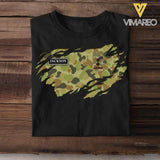 DH Personalized Australian Soldier Tshirt 3D Printed HC1105