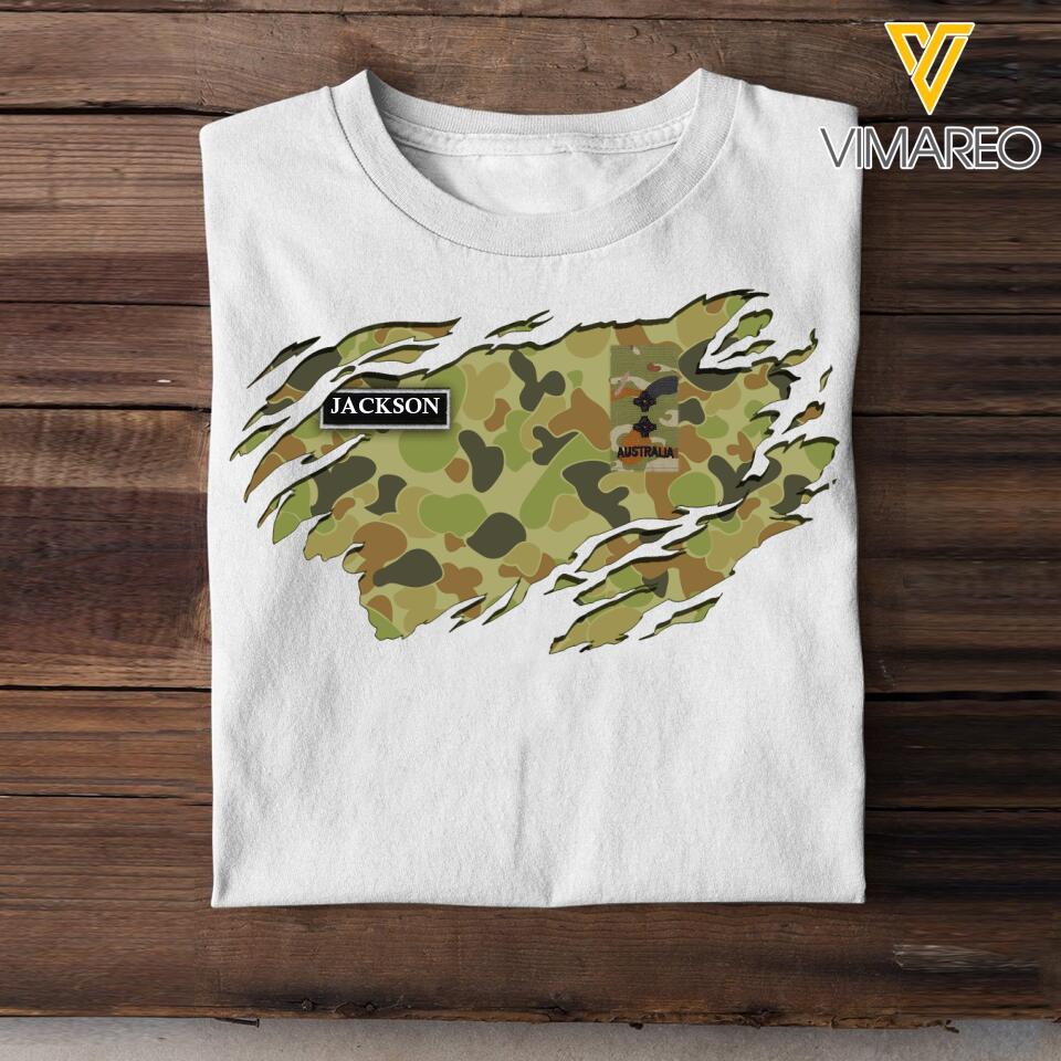 DH Personalized Australian Soldier Tshirt 3D Printed HC1105
