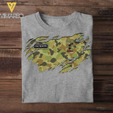 DH Personalized Australian Soldier Tshirt 3D Printed HC1105