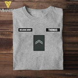 DH Personalized Belgian Army Tshirt Printed DT1205