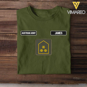 DH Personalized Austrian Army Tshirt Printed DT1205