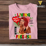 Personalized juneteenth-free ish Tshirt Printed QTDT306