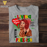 Personalized juneteenth-free ish Tshirt Printed QTDT306