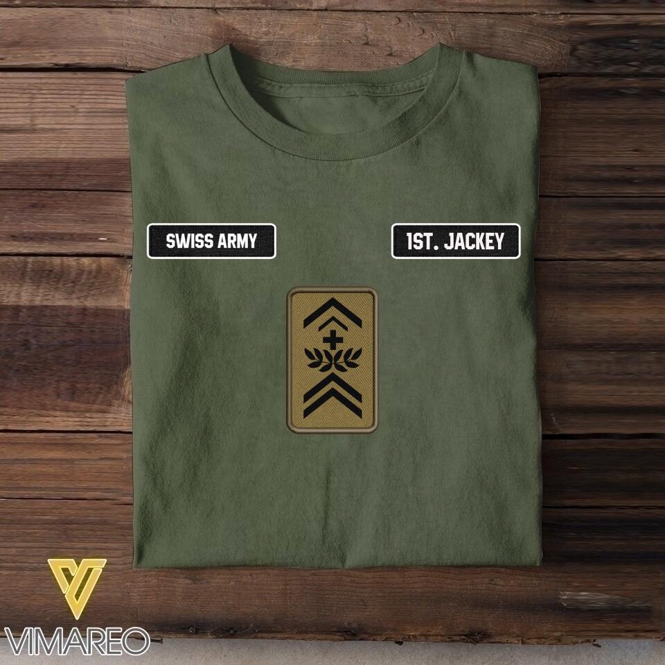 DH Personalized Swiss Soldier Tshirt Printed DT0406