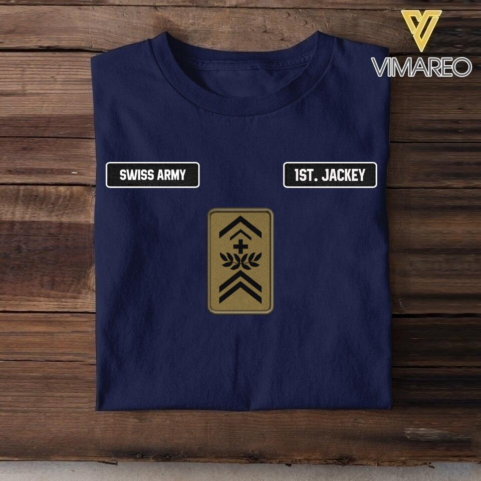 DH Personalized Swiss Soldier Tshirt Printed DT0406