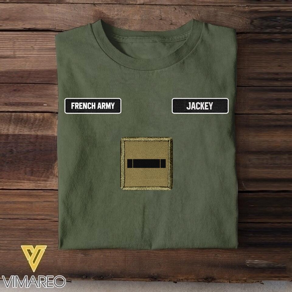 DH Personalized French Soldier Tshirt Printed DT0406