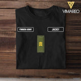 DH Personalized Finnish Soldier Tshirt Printed DT0406