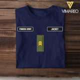 DH Personalized Finnish Soldier Tshirt Printed DT0406