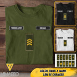 DH Personalized Finnish Soldier Tshirt Printed DT0406