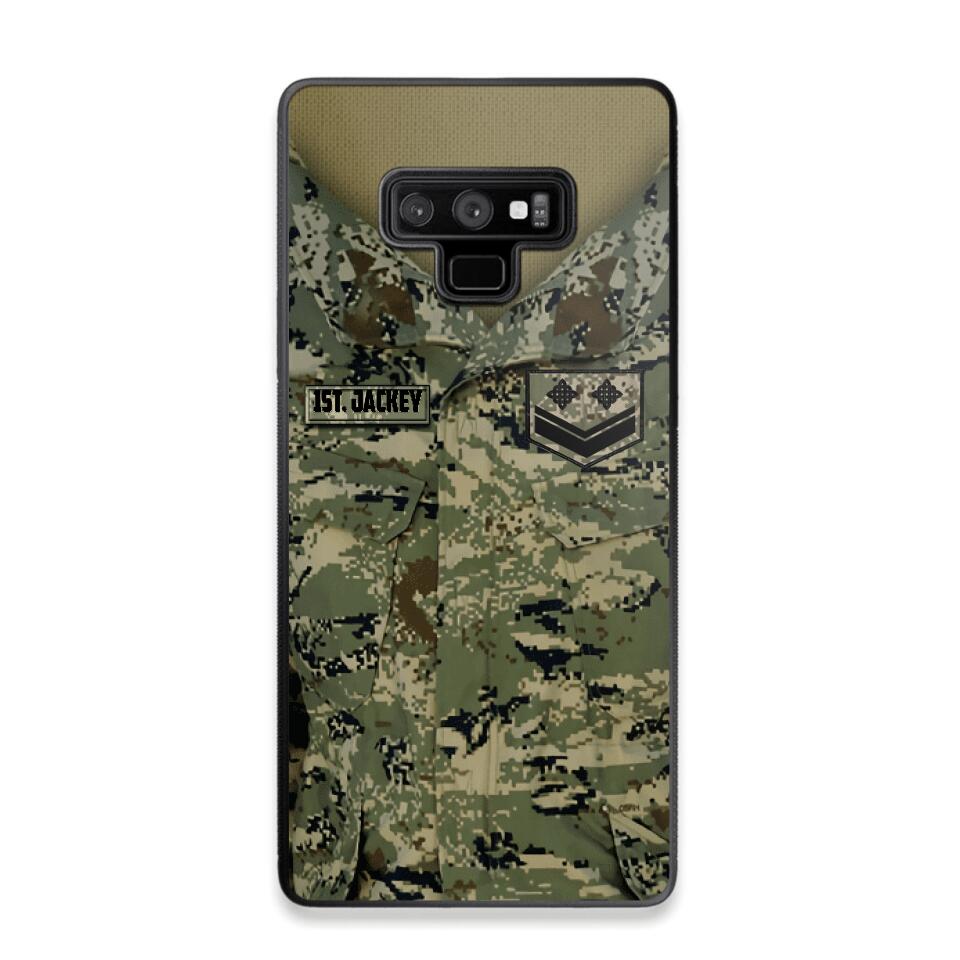 Personalized Croatian Soldier Camo Phone Case Printed 22JUL-HQ04