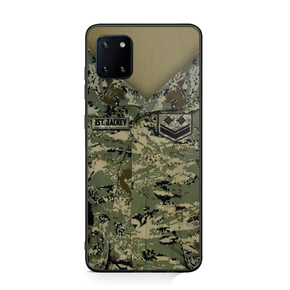 Personalized Croatian Soldier Camo Phone Case Printed 22JUL-HQ04