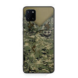 Personalized Croatian Soldier Camo Phone Case Printed 22JUL-HQ04
