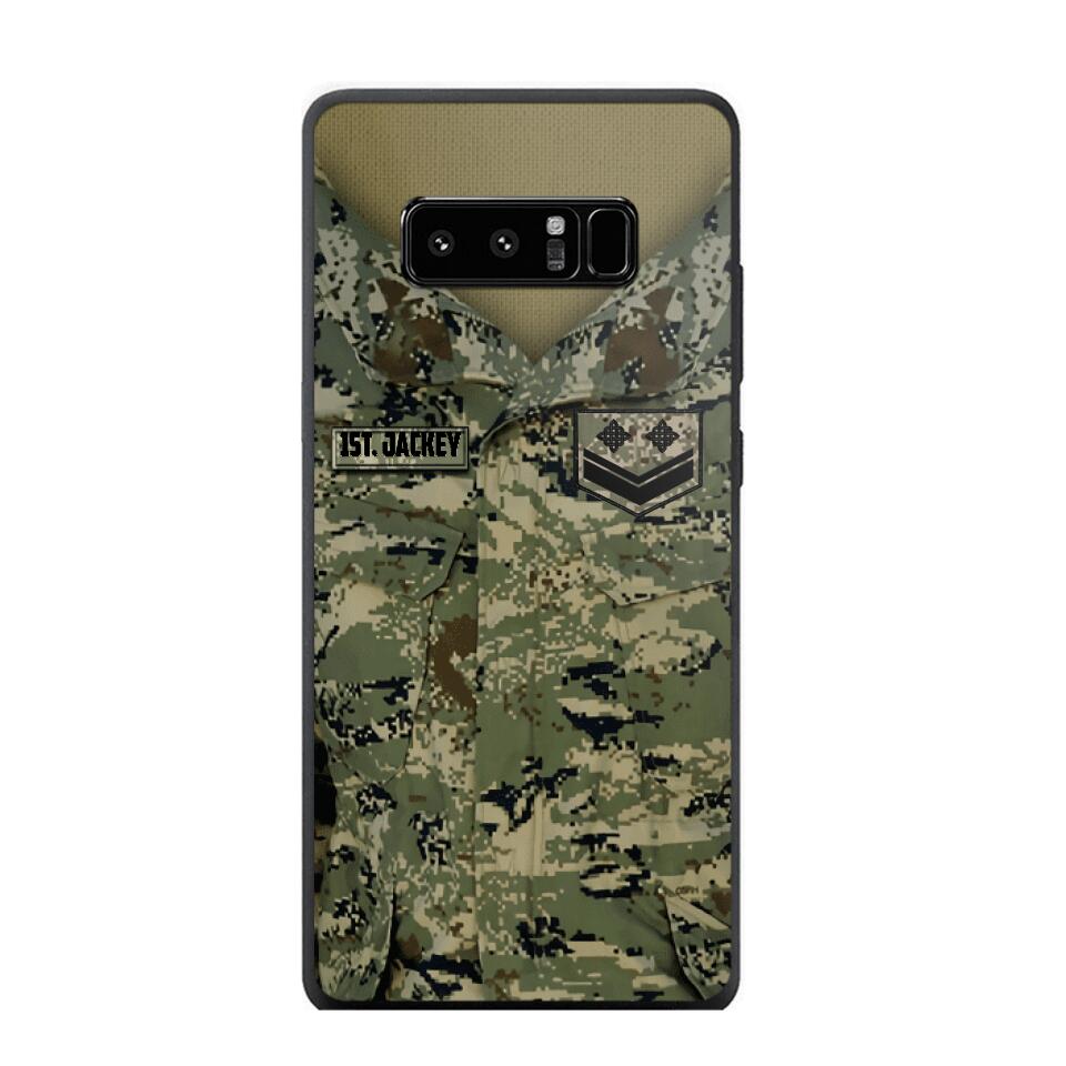 Personalized Croatian Soldier Camo Phone Case Printed 22JUL-HQ04
