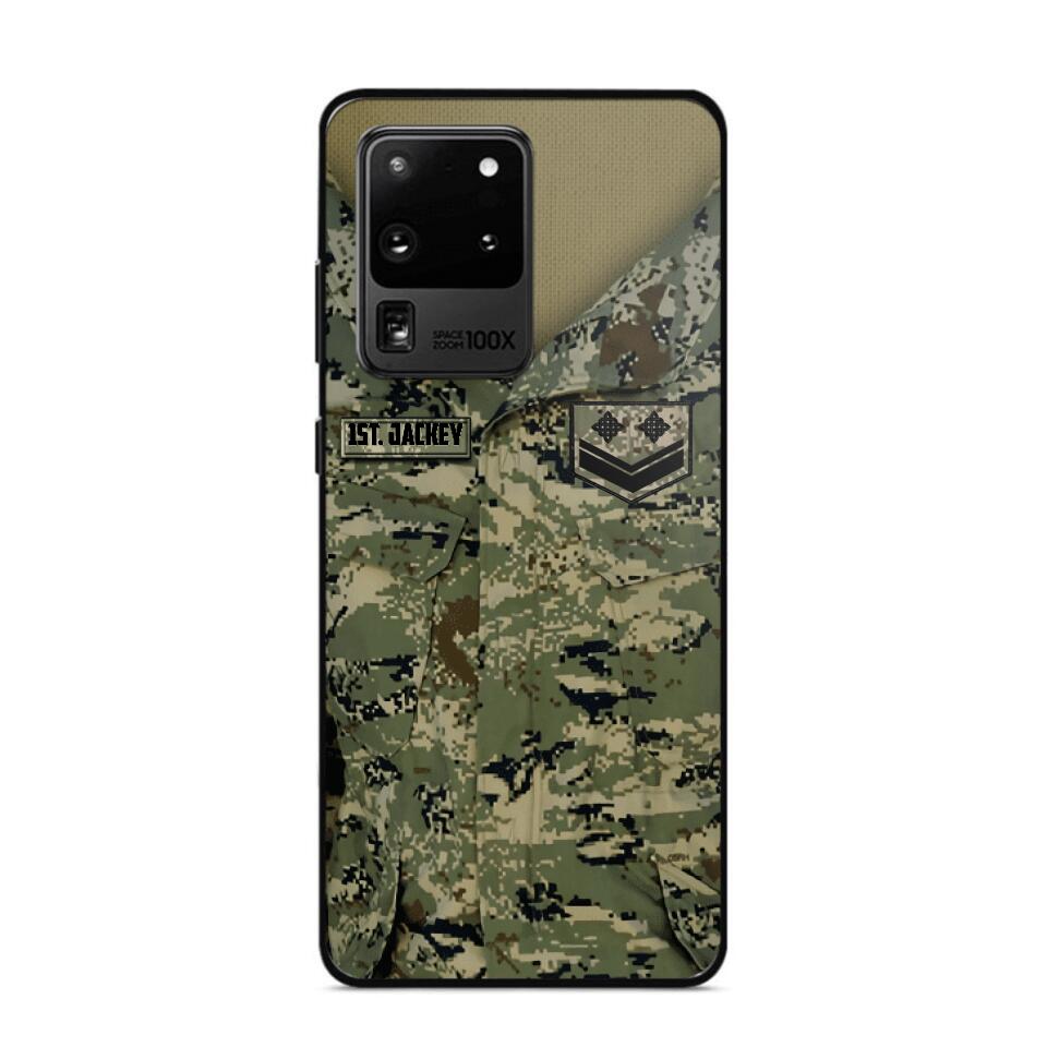 Personalized Croatian Soldier Camo Phone Case Printed 22JUL-HQ04
