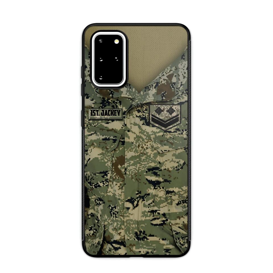 Personalized Croatian Soldier Camo Phone Case Printed 22JUL-HQ04