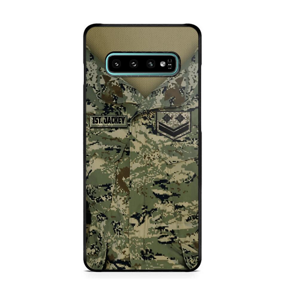 Personalized Croatian Soldier Camo Phone Case Printed 22JUL-HQ04