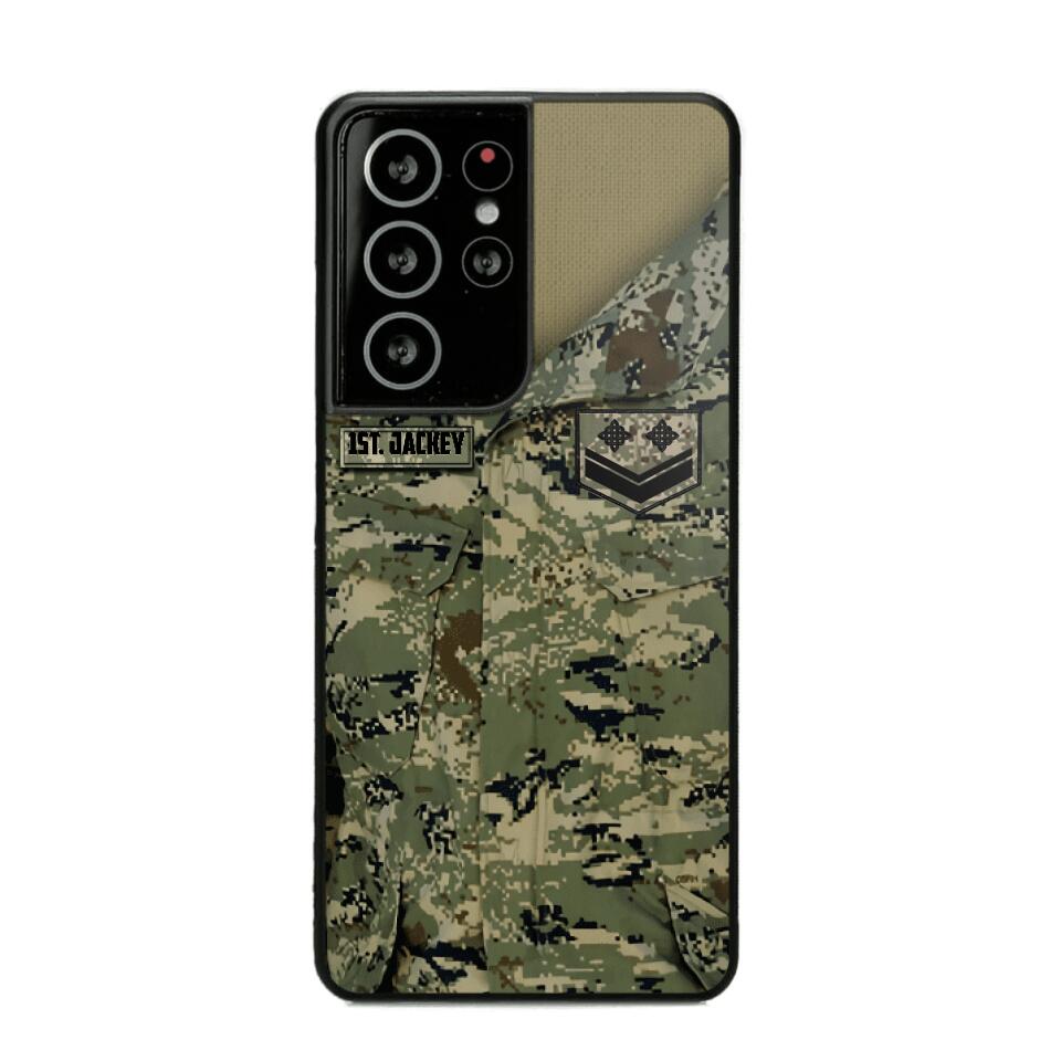 Personalized Croatian Soldier Camo Phone Case Printed 22JUL-HQ04