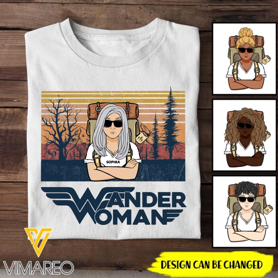 PERSONALIZED WANDER WOMEN CAMPING GIRL TNTN