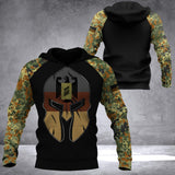 Personalized German Army Camo Tshirt or Hoodie 3D Printed QTDT0606