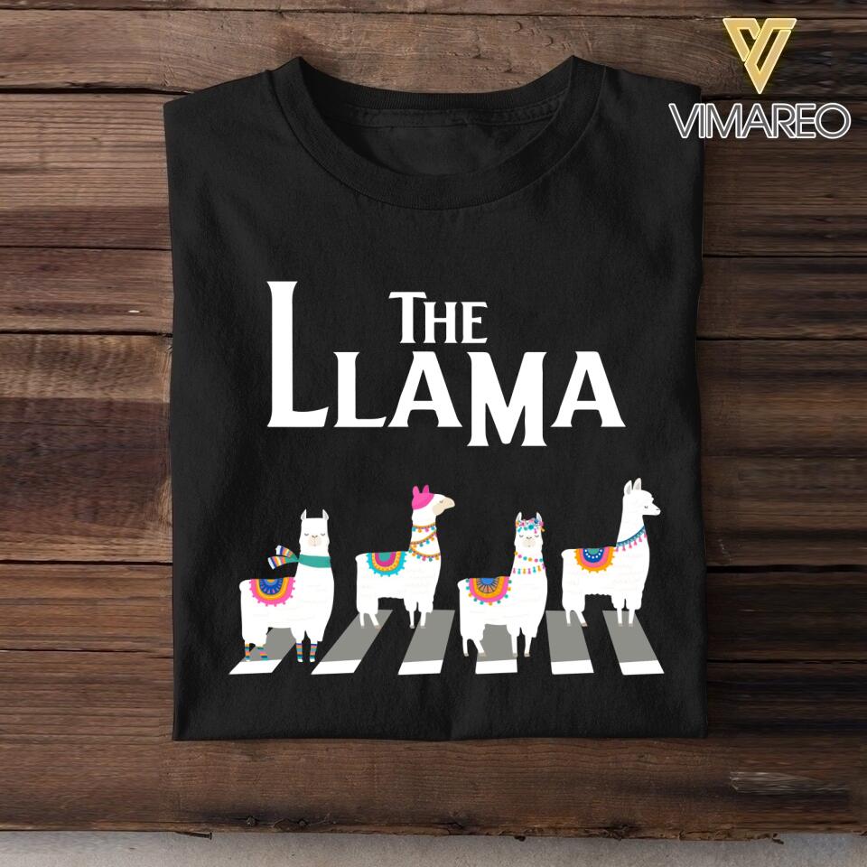 Personalized  The Llama Tshirt Printed QTVQ0606
