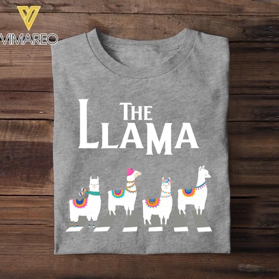 Personalized  The Llama Tshirt Printed QTVQ0606
